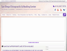 Tablet Screenshot of depthhealing.com